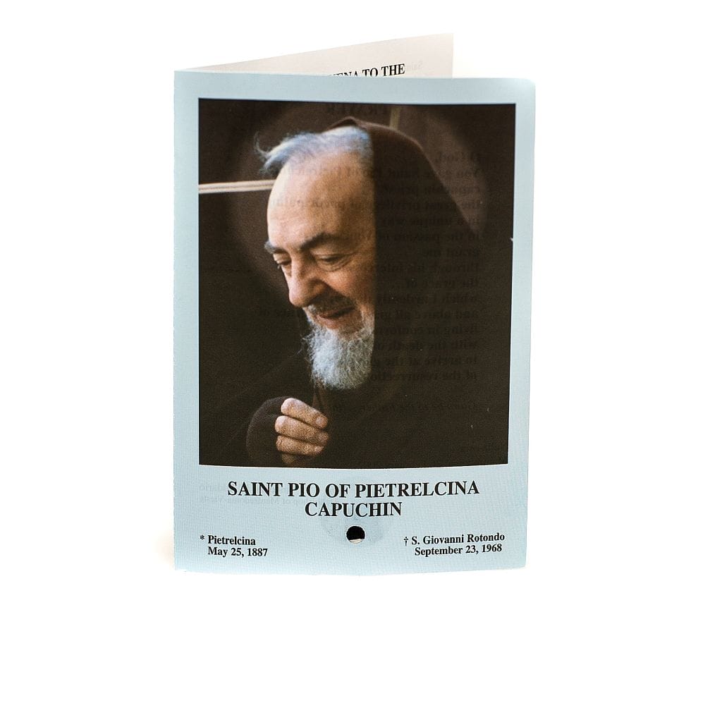 Padre Pio Relic Novena Leaflet #4 - The Irish Centre for Padre Pio