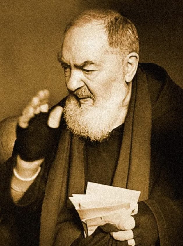St Padre Pio of Pietrelcina –<br>
venerated at St. Mary of the Angels