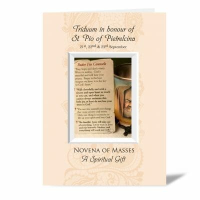 Triduum Shared Novena Mass for the Living - (c)