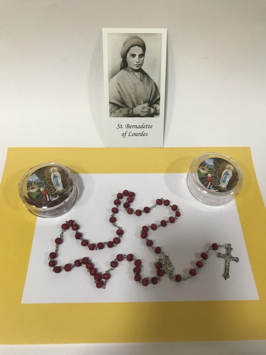 Our Lady Of Lourdes Rosary Beads - The Irish Centre For Padre Pio