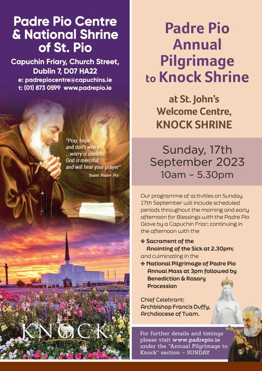 PADRE PIO SUNDAY POSTER