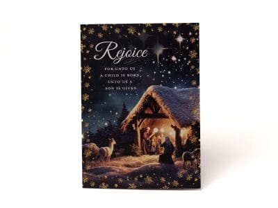 CARD D – REJOICE FOR UNTO US A CHILD IS BORN, UNTO US A SON IS GIVEN