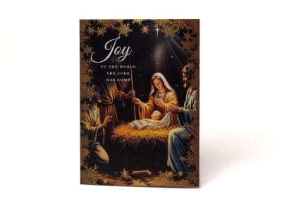 CARD C – JOY TO THE WORLD THE LORD HAS COME