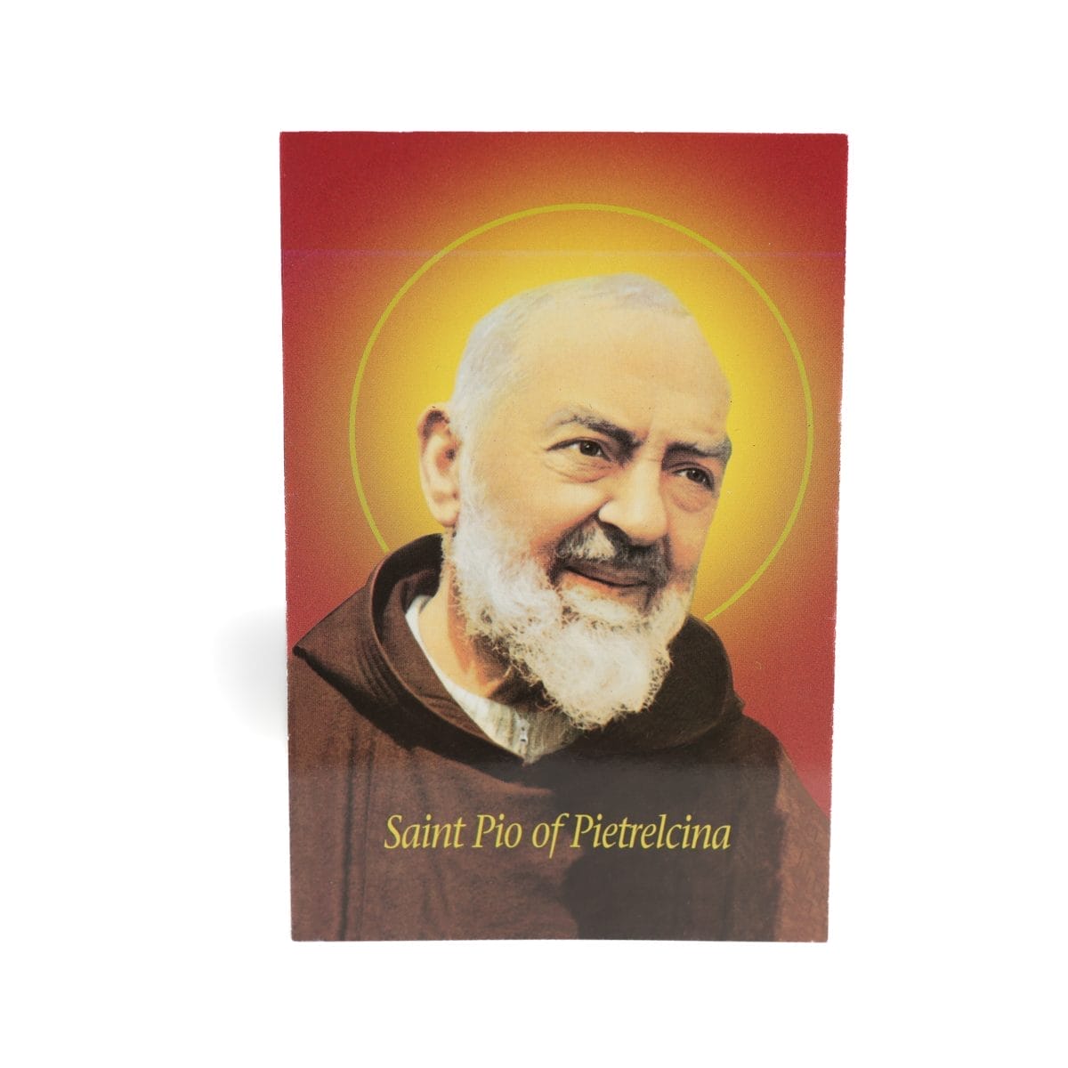 Padre Pio Postcard-Sized Portrait Image with Prayer to St. Pio – 6” x 4” - Image 2